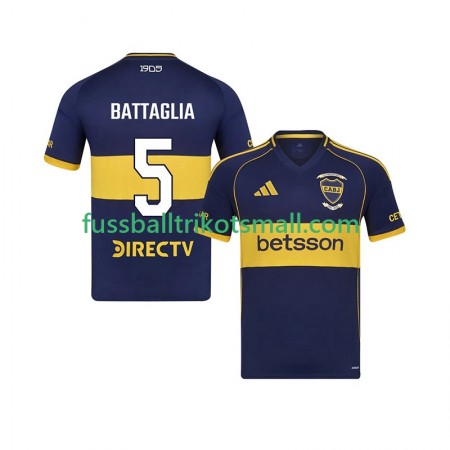 Fußballtrikots CA Boca Juniors Rodrigo Battaglia 5 2025-2026 Kurzarm Heimtrikotsatz kaufen